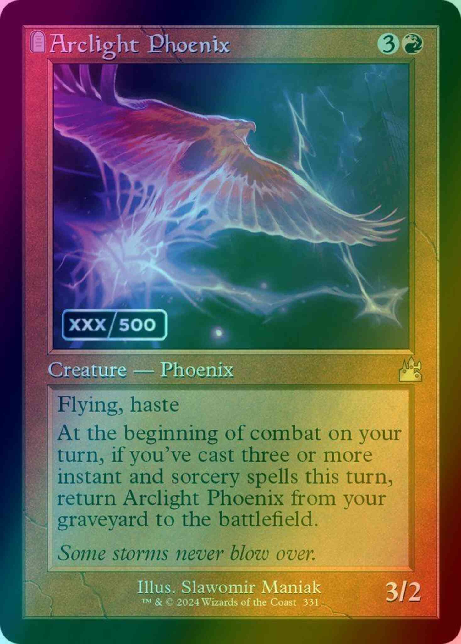 Arclight Phoenix - Serial Numbered [331z] [Retro Frame] [Ravnica Remastered] [Foil]