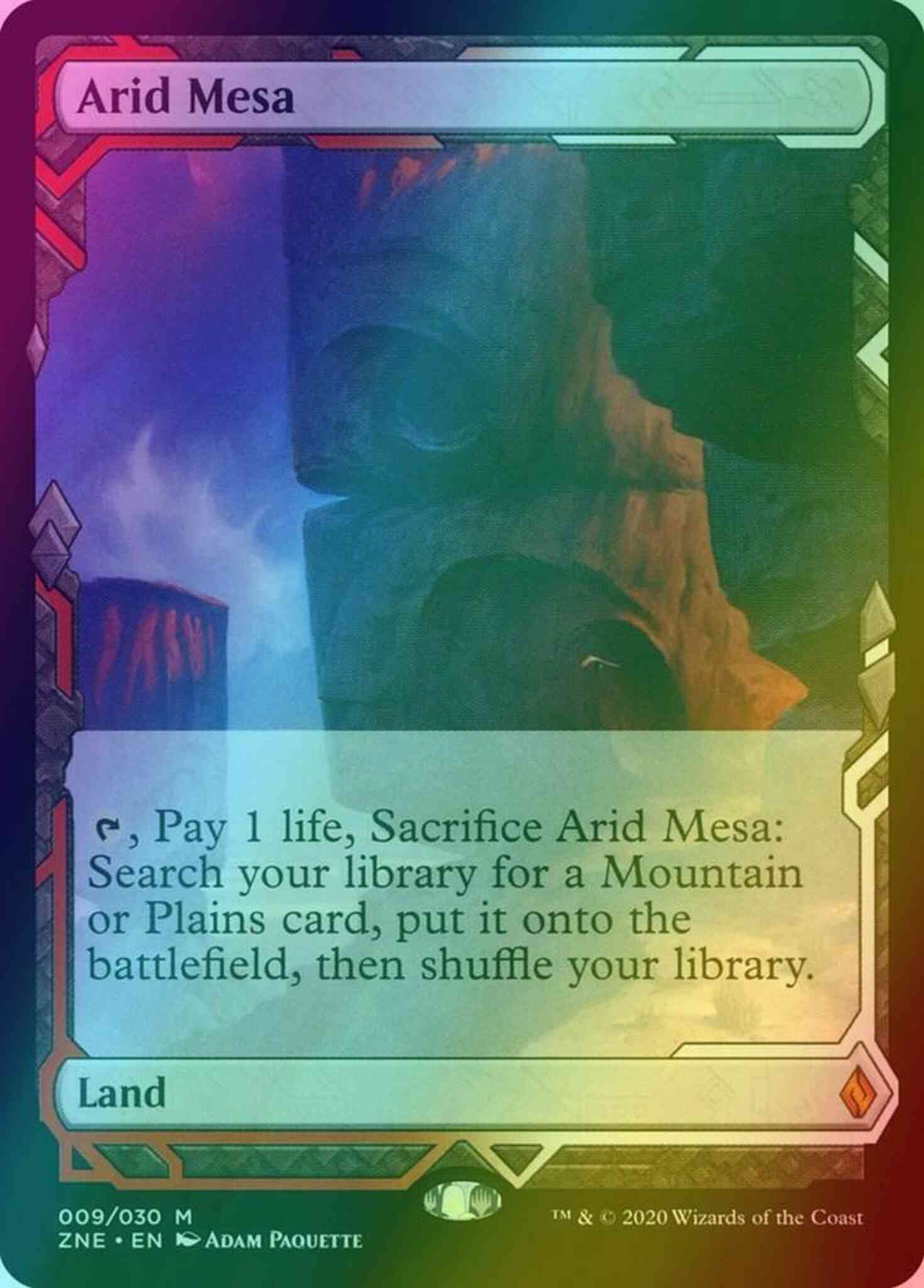 Arid Mesa [9] [Masterpiece Series] [Zendikar Rising Expeditions] [Foil]