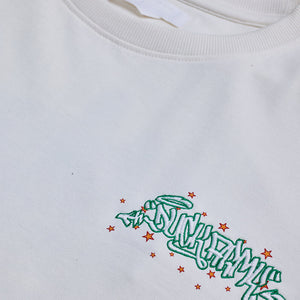 Duck Army White Oversized Fit T-Shirt