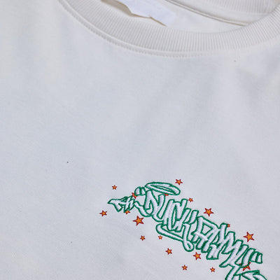 Duck Army White Oversized Fit T-Shirt