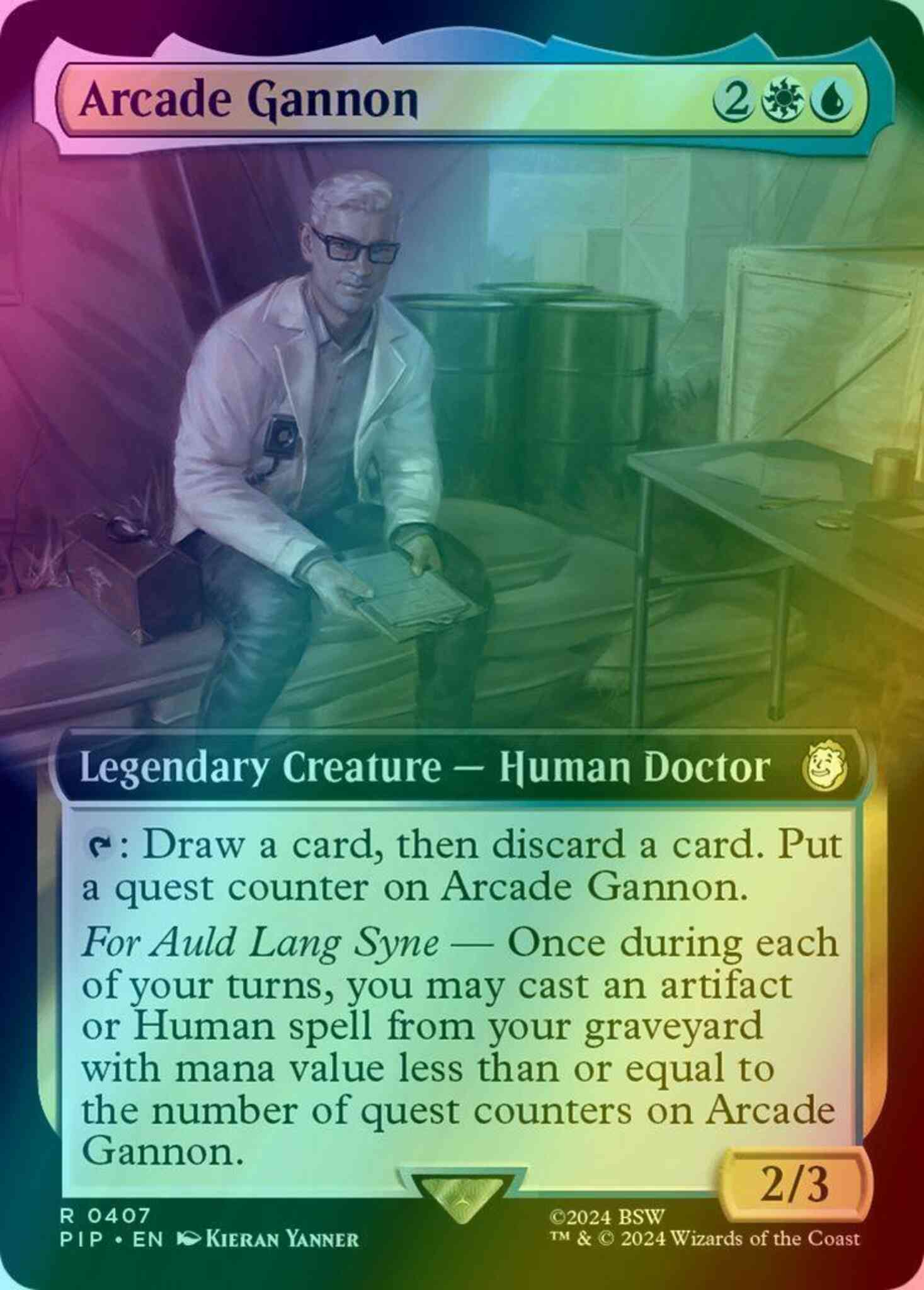 Arcade Gannon [407] [Extended Art] [Fallout] [Foil]