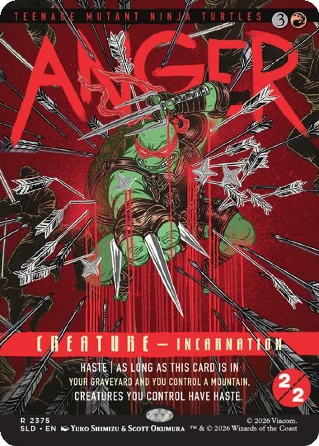 Anger [2375] [Borderless] [Last Ronin] [Secret Lair Drop] [Non-Foil]