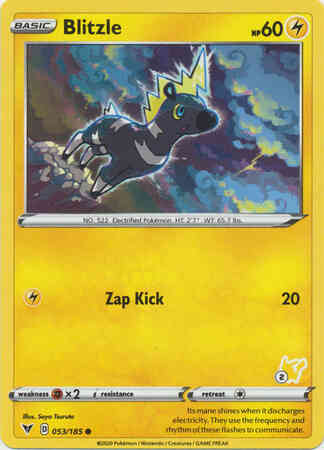 Blitzle - 53/185 - Common - Pikachu Stamp [ba02-PIK2] [Non-Holo]