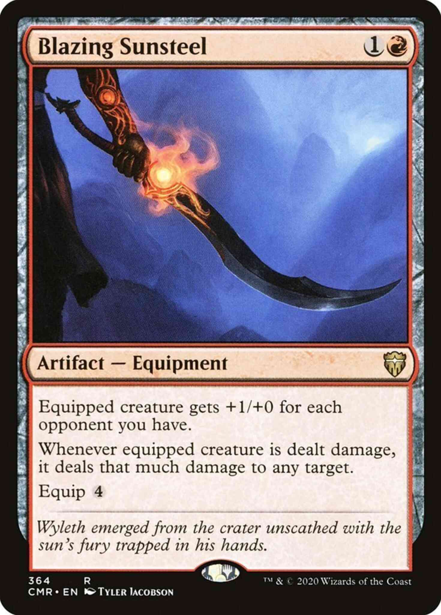 Blazing Sunsteel [364] [Commander Legends] [Non-Foil]