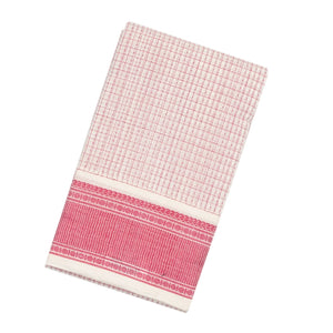 Off White Handloom Kanchi Cotton Saree With Checks & Dots