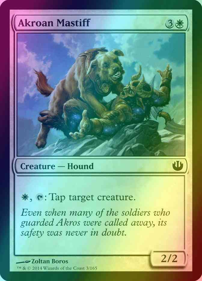Akroan Mastiff [3] [Journey into Nyx] [Foil]