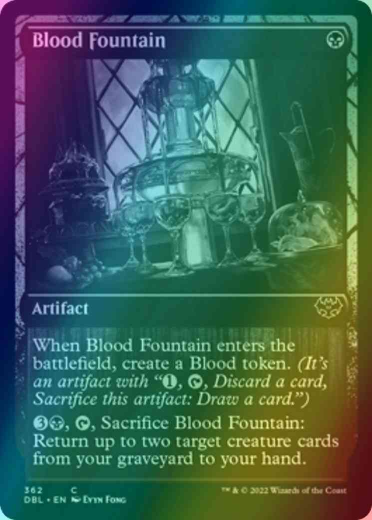 Blood Fountain [362] [Innistrad: Double Feature] [Foil]