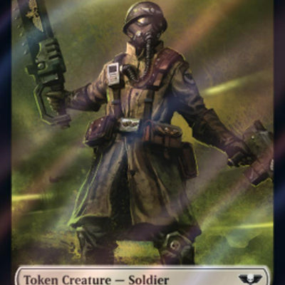 Arco-Flagellant Token (11) // Soldier Token (04) [Universes Beyond: Warhammer 40,000: Tokens] [Surge Foil]
