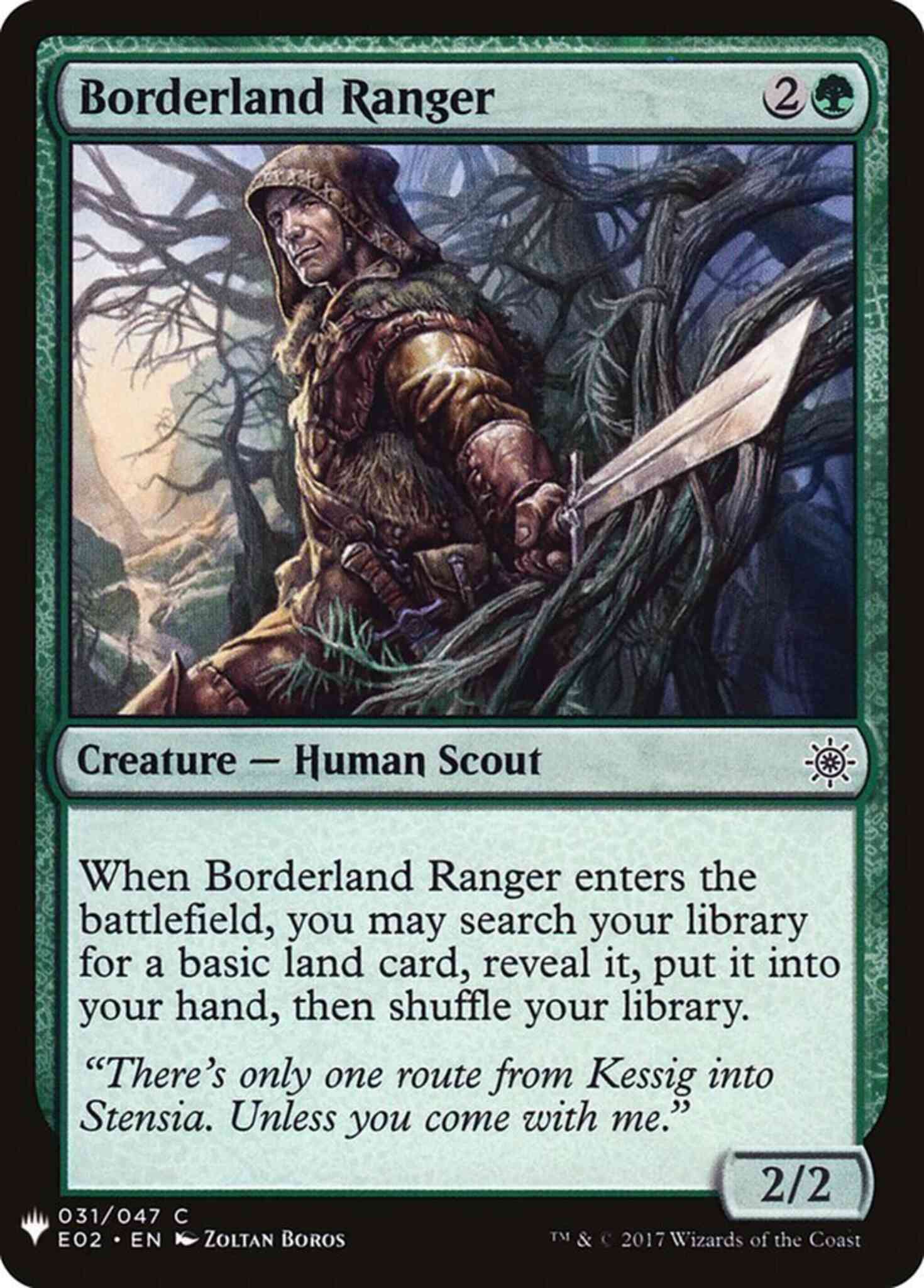 Borderland Ranger [E02-31] [The List] [Non-Foil]