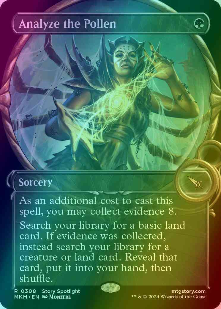 Analyze the Pollen [308] [Magnified Showcase] [Murders at Karlov Manor] [Foil]