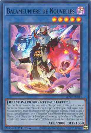 Balameuniere de Nouvelles - WISU-EN033 - Super Rare - 1st Edition