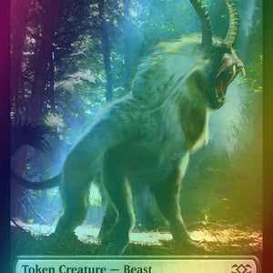 Ape Token (12) // Beast Token (13) [Double Masters Tokens] [Foil]