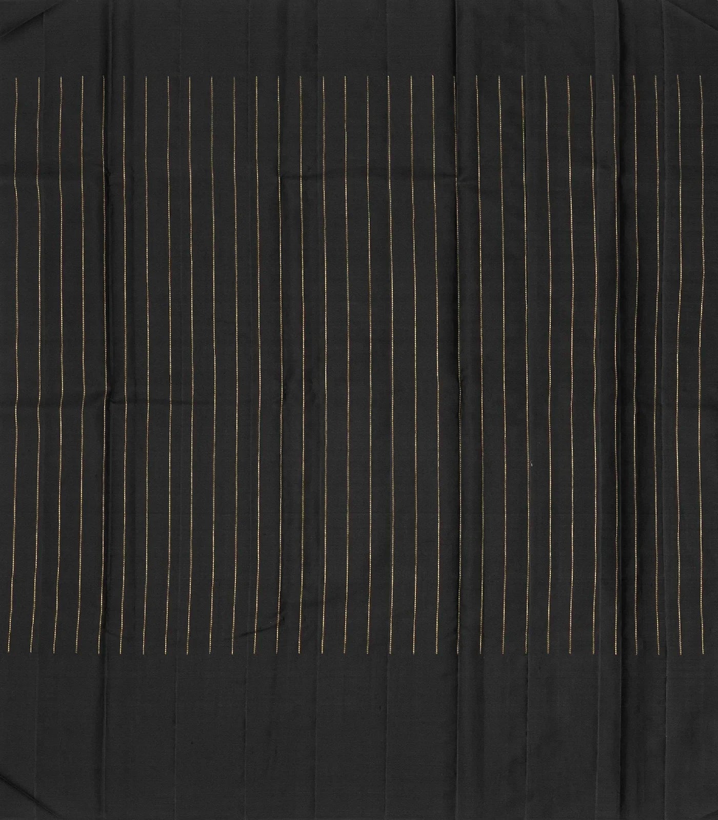 Red Handloom Kanchipuram Silk Saree With Stripes