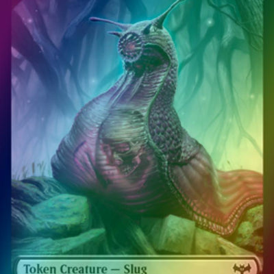 Blood Token (17) // Slug Token (06) [Innistrad: Crimson Vow: Tokens] [Foil]