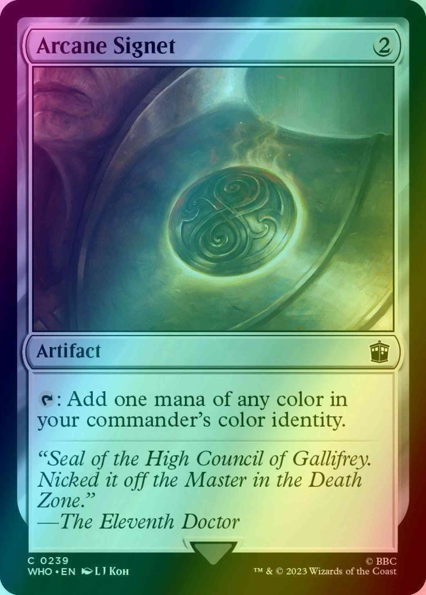 Arcane Signet [239] [Universes Beyond: Doctor Who] [Foil]