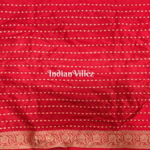 Black Red Designer Pure Banarasi Katan Silk Saree