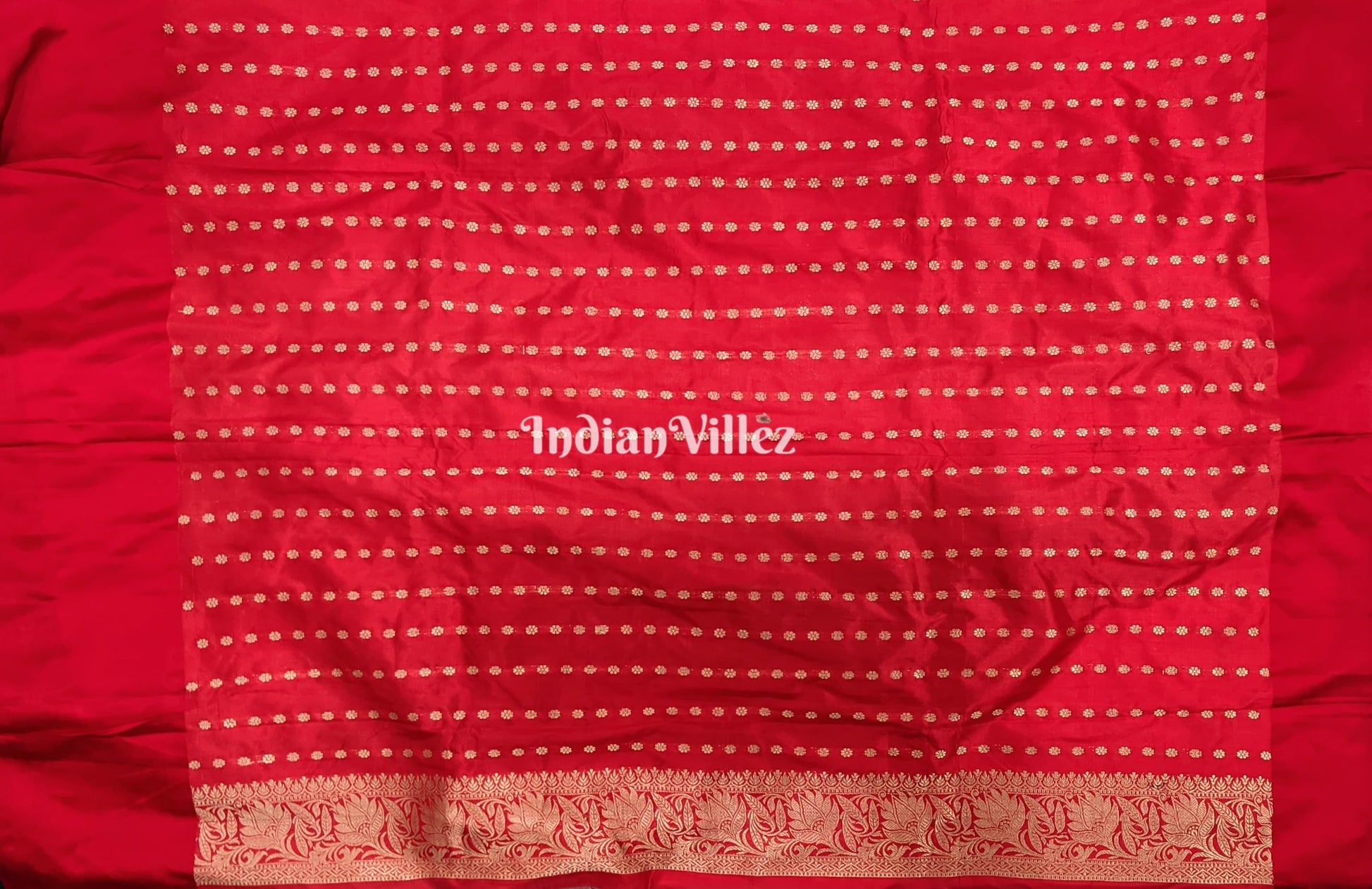 Black Red Designer Pure Banarasi Katan Silk Saree