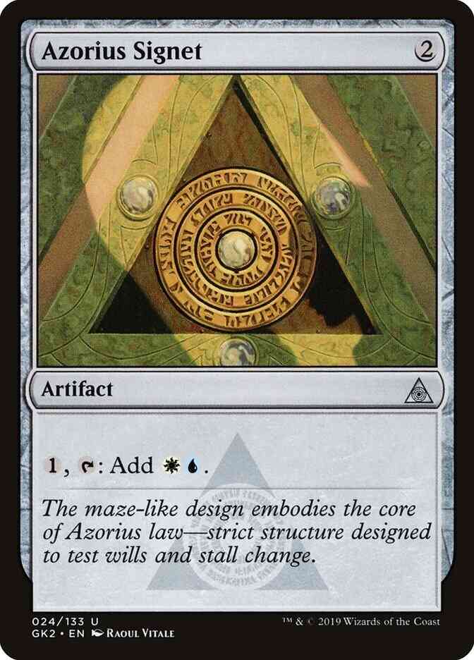 Azorius Signet [24] [RNA Guild Kit] [Non-Foil]