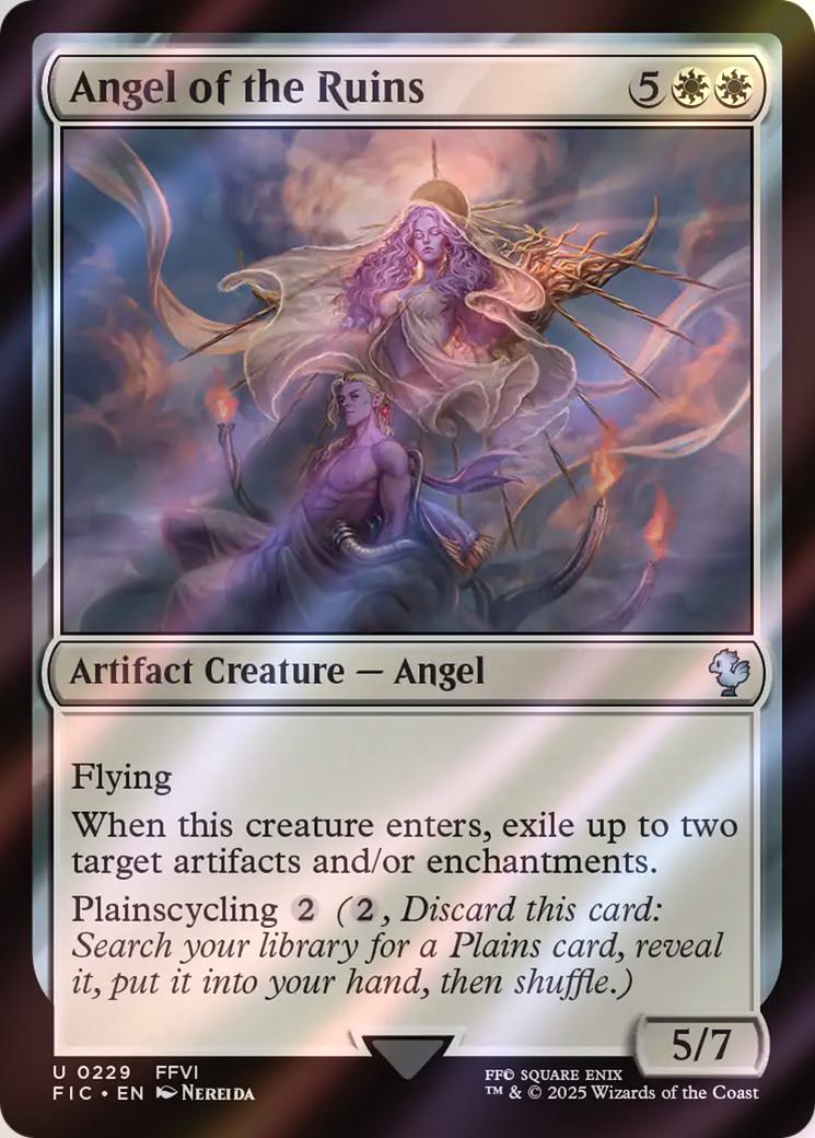 Angel of the Ruins [229] [FINAL FANTASY: Commander] [Surge Foil]