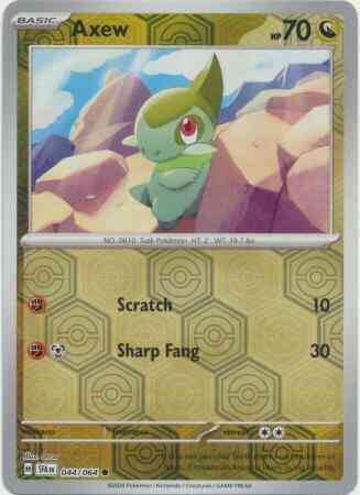 Axew - 044/064 - Common [sv065-044] [Reverse Holo]