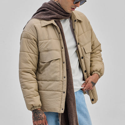 Beige Double Pocket Jacket