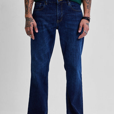 Navy Bootcut Jeans