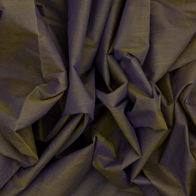 Dark Grey Handloom Venkatagiri Cotton Saree With Contrast Border