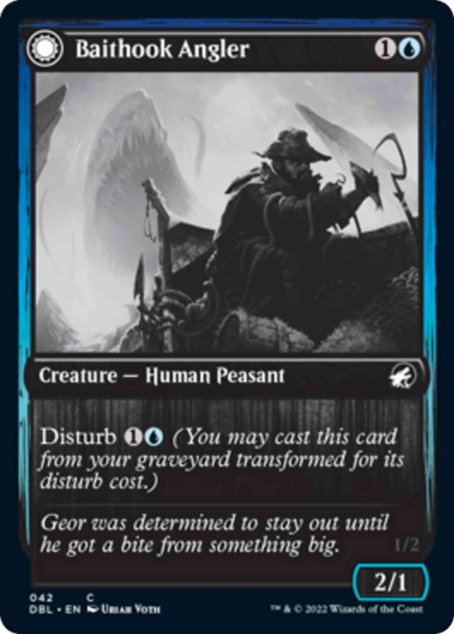 Baithook Angler // Hook-Haunt Drifter [42] [Innistrad: Double Feature] [Non-Foil]