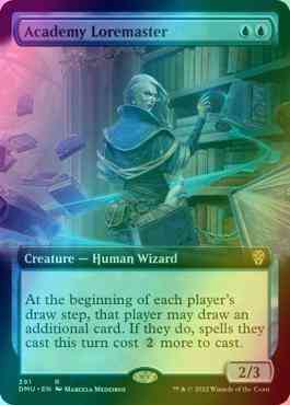 Academy Loremaster [391] [Extended Art] [Dominaria United] [Foil]