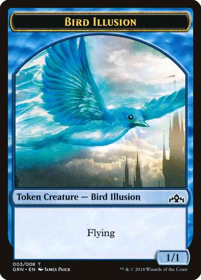 Bird Illusion Token [03] [Guilds of Ravnica Tokens] [Non-Foil]