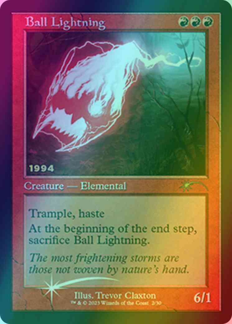 Ball Lightning [2] [Retro Frame] [30th Anniversary Promos] [Foil]