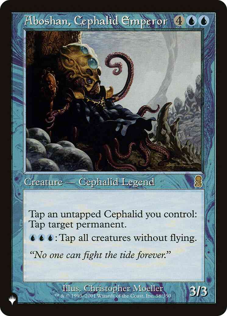 Aboshan, Cephalid Emperor [ODY-58] [The List] [Non-Foil]