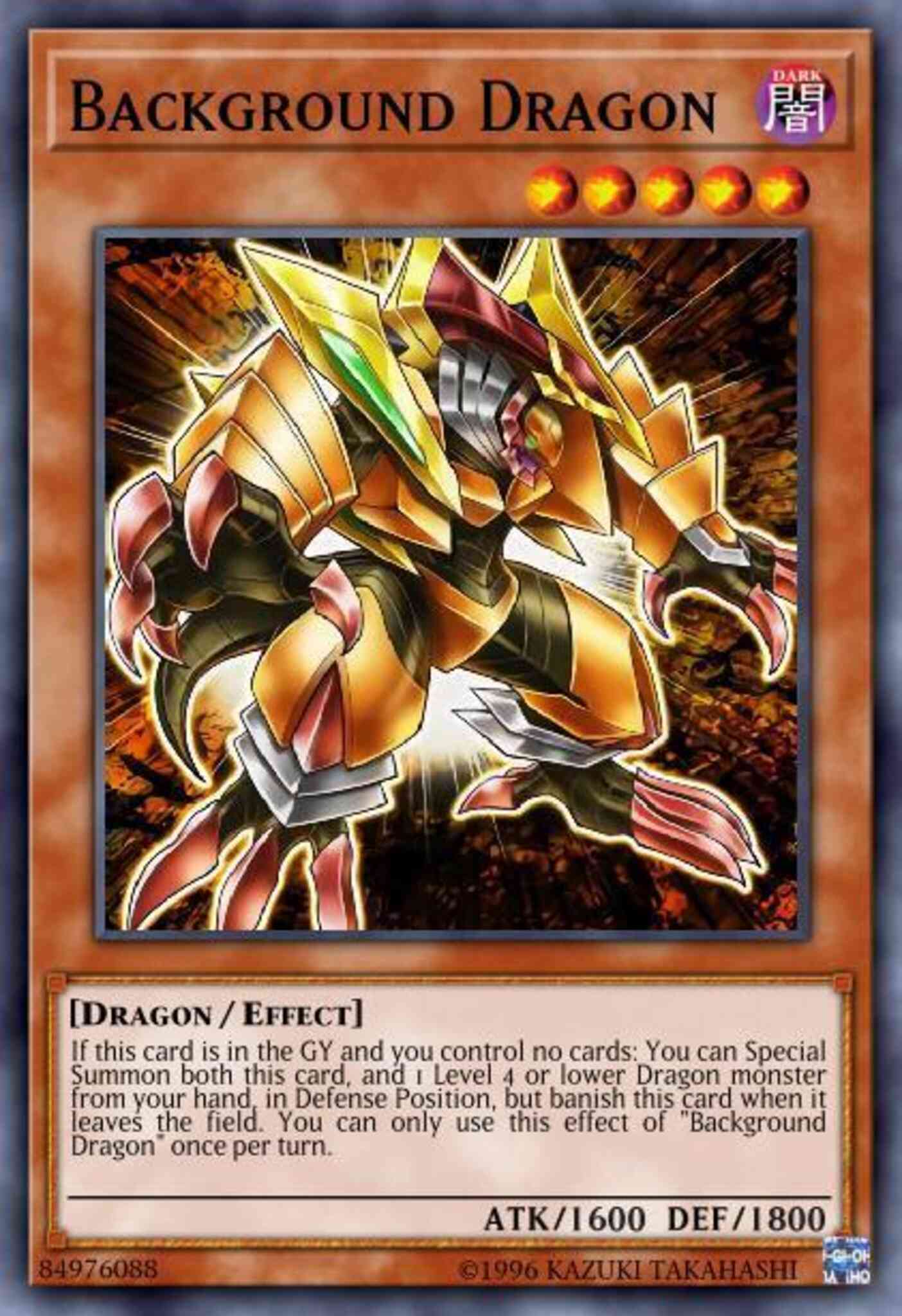 Background Dragon - FLOD-EN012 - Common - 1st Edition