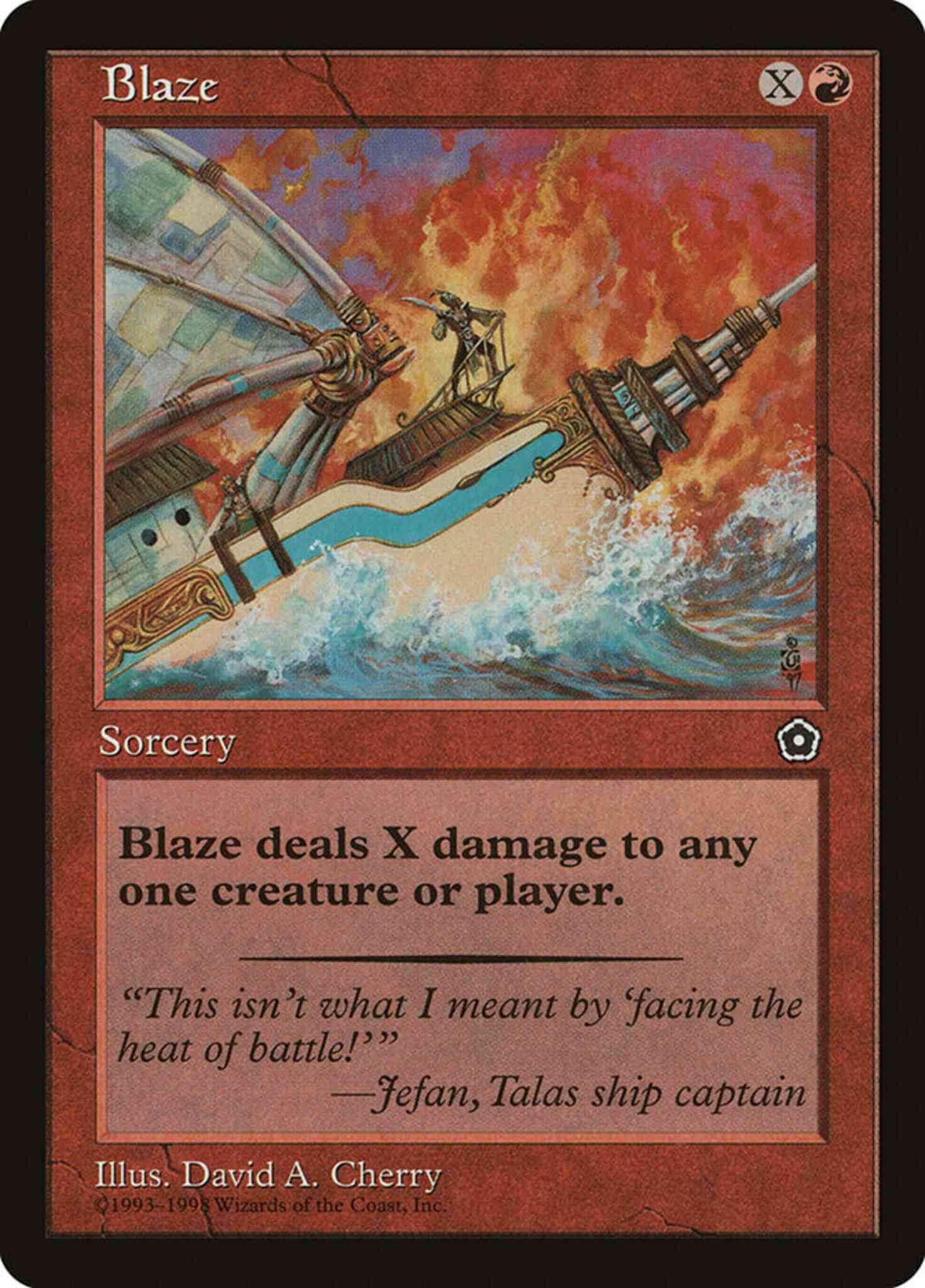Blaze [91] [Portal Second Age] [Non-Foil]