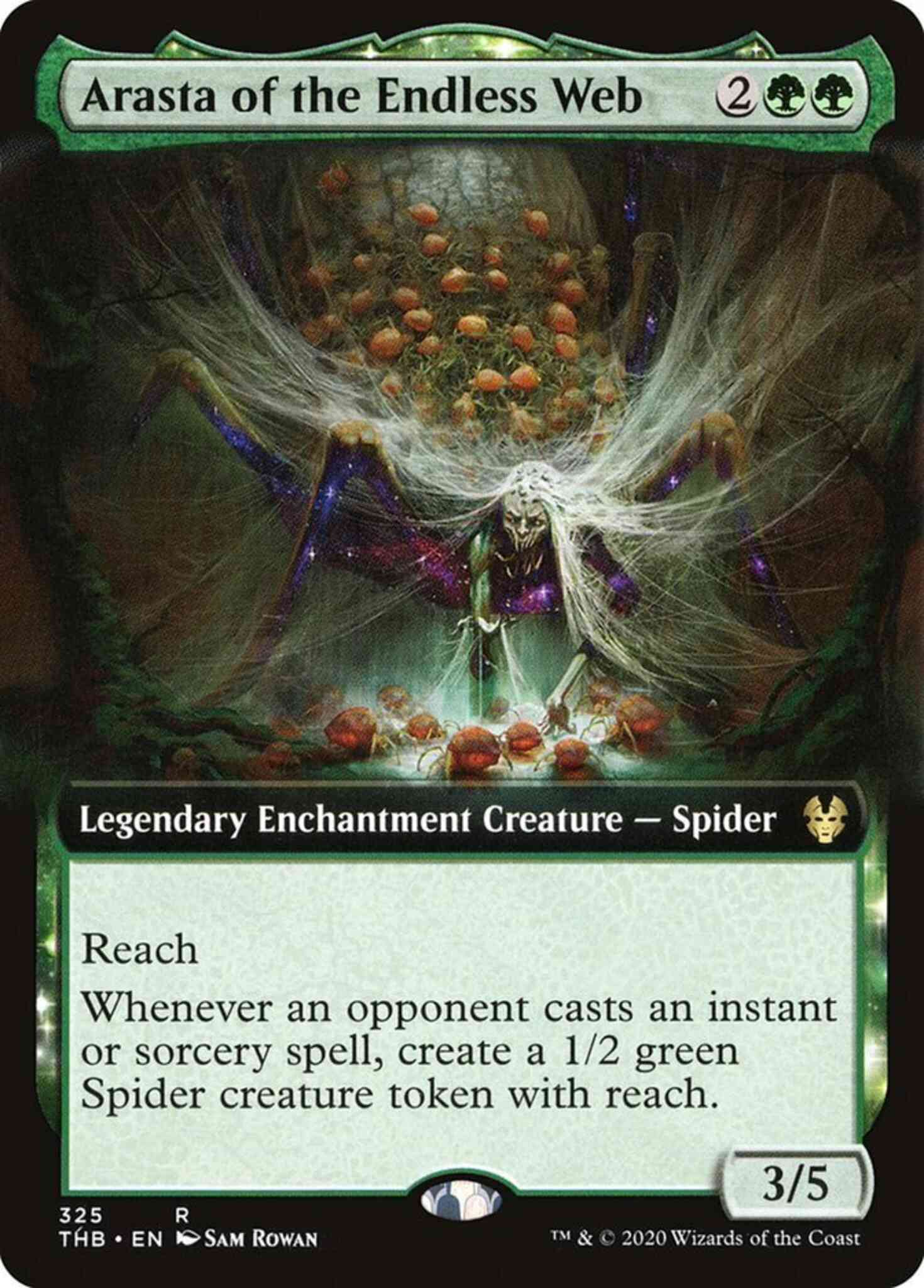 Arasta of the Endless Web [325] [Extended Art] [Theros Beyond Death] [Non-Foil]