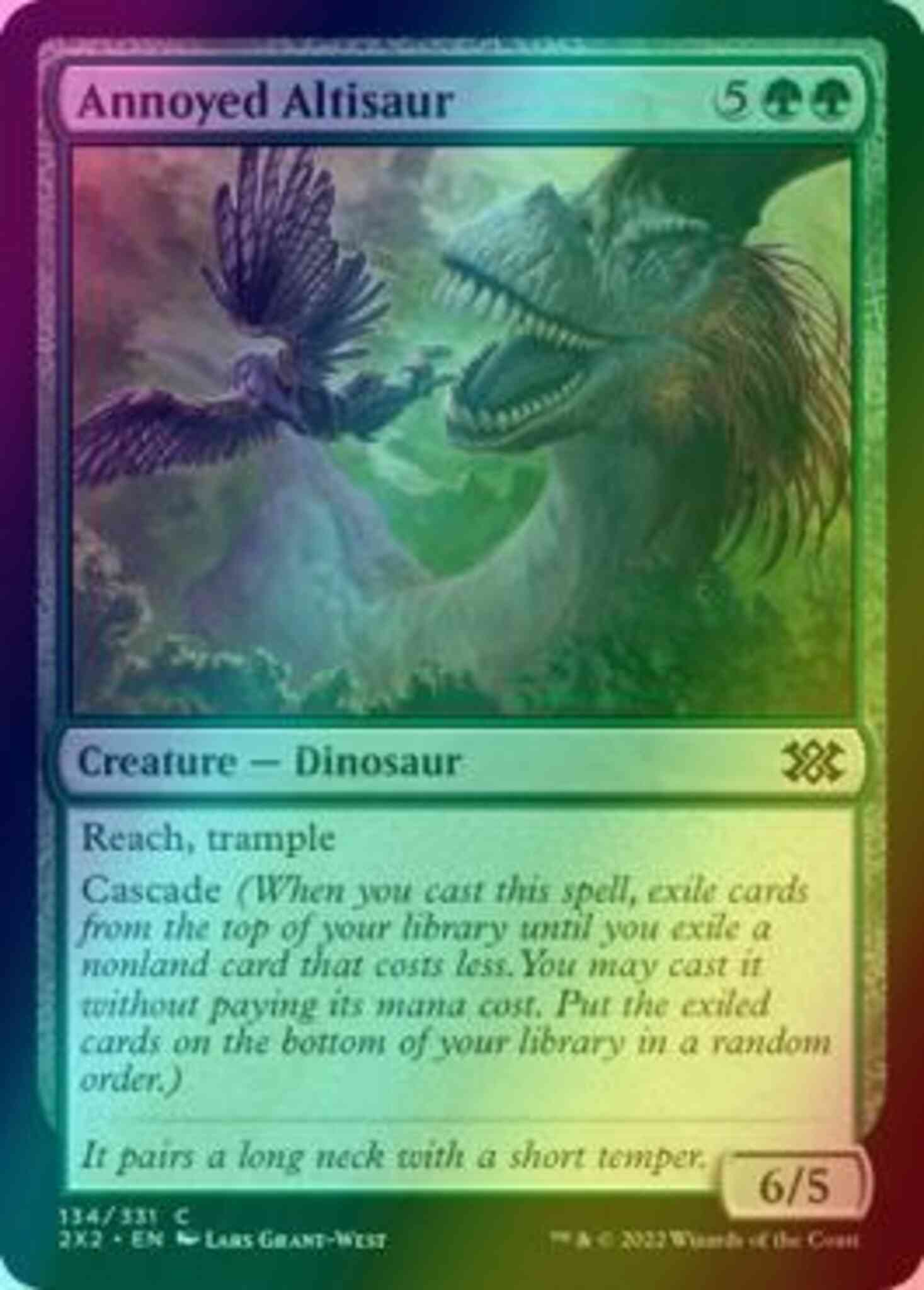 Annoyed Altisaur [134] [Double Masters 2022] [Foil]
