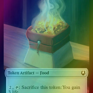 Ballistic Boulder Token (13) // Food Token (19) [Avatar: The Last Airbender: Tokens] [Foil]