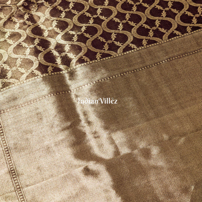 Janhvi Kapoor Inspired Pure Designer Katan Banarasi Saree