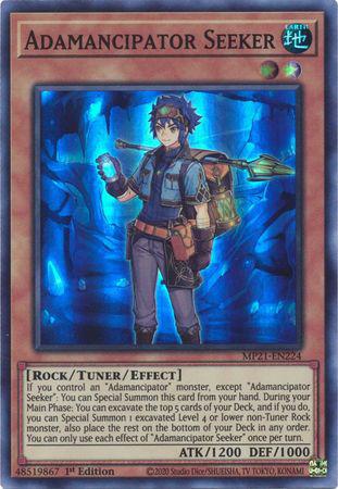 Adamancipator Seeker - MP21-EN224 - Super Rare - 1st Edition