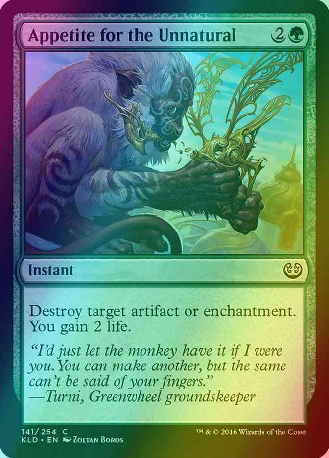 Appetite for the Unnatural [141] [Kaladesh] [Foil]