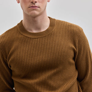 Brown Knitted Sweater