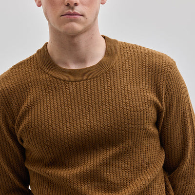 Brown Knitted Sweater
