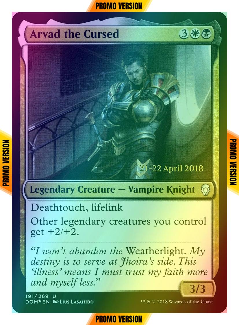 Arvad the Cursed [191s] [Dominaria Promos] [Foil]