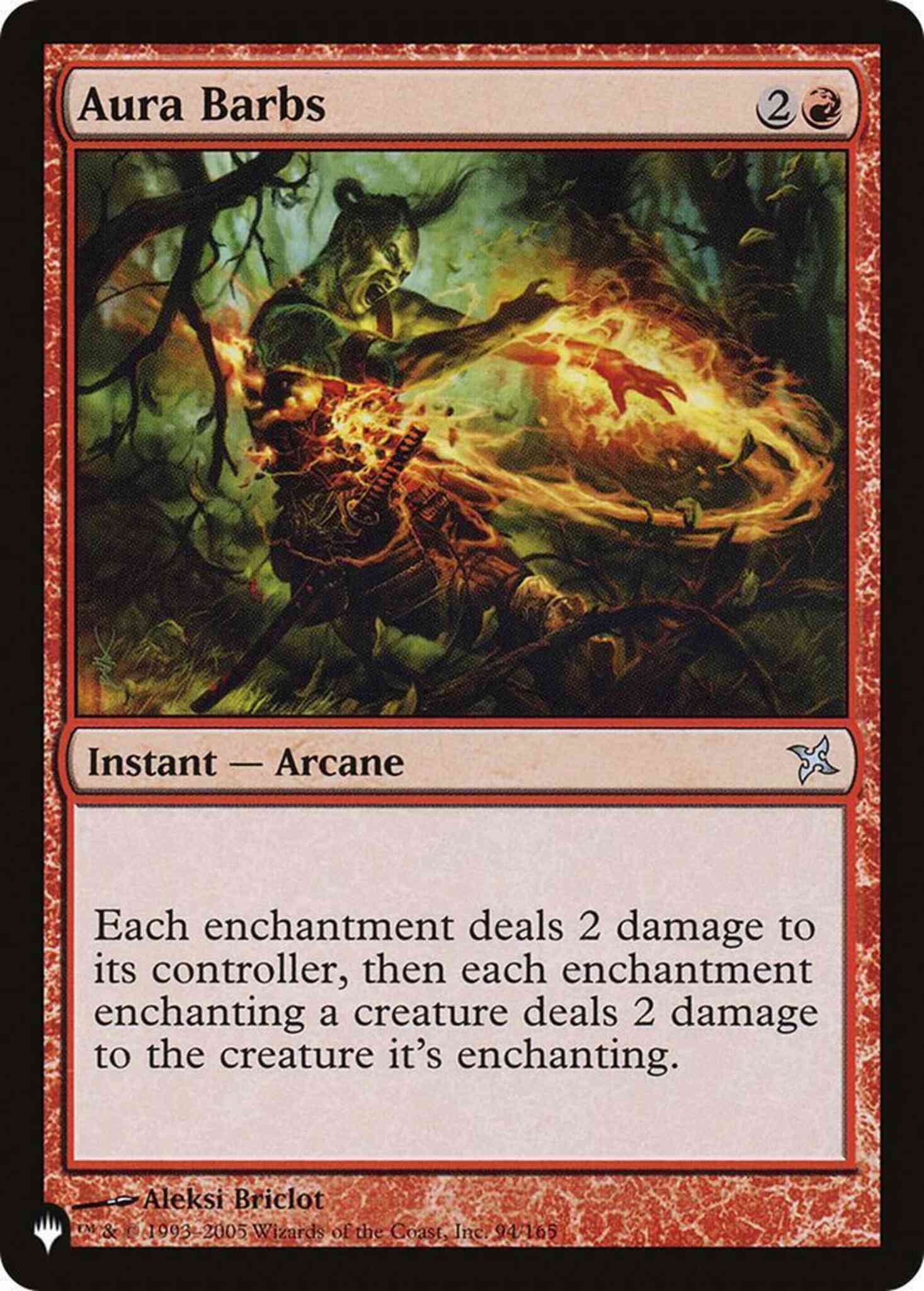 Aura Barbs [BOK-94] [The List] [Non-Foil]