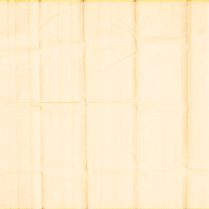 Maroon Handloom Kanchipuram Korvai Silk Saree With Cream Border