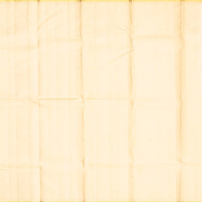 Maroon Handloom Kanchipuram Korvai Silk Saree With Cream Border