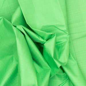 Mint Green Handloom Kanchipuram Korvai Silk Saree With Contrast Border