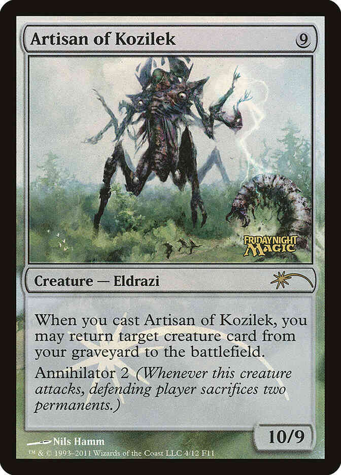 Artisan of Kozilek [4] [Friday Night Magic 2011] [Foil]