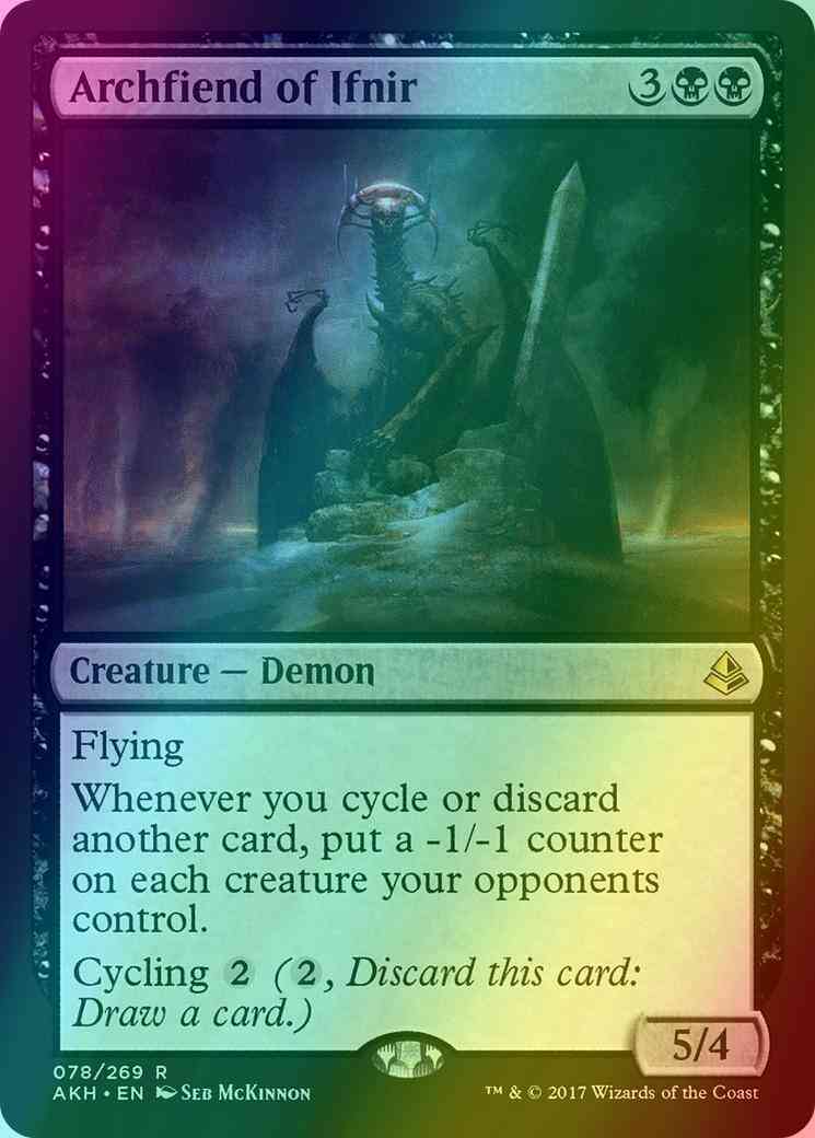 Archfiend of Ifnir [78] [Amonkhet] [Foil]