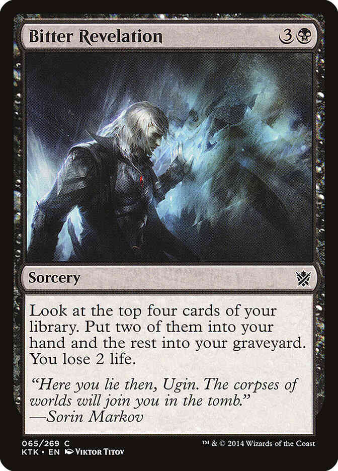 Bitter Revelation [65] [Khans Of Tarkir] [Non-Foil]